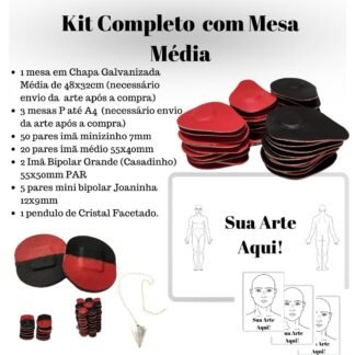 Kit Completo  com Mesa Média