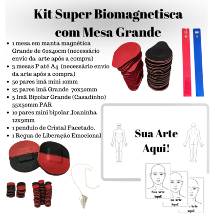 Kit Super Biomagnetista com Mesa Grande
